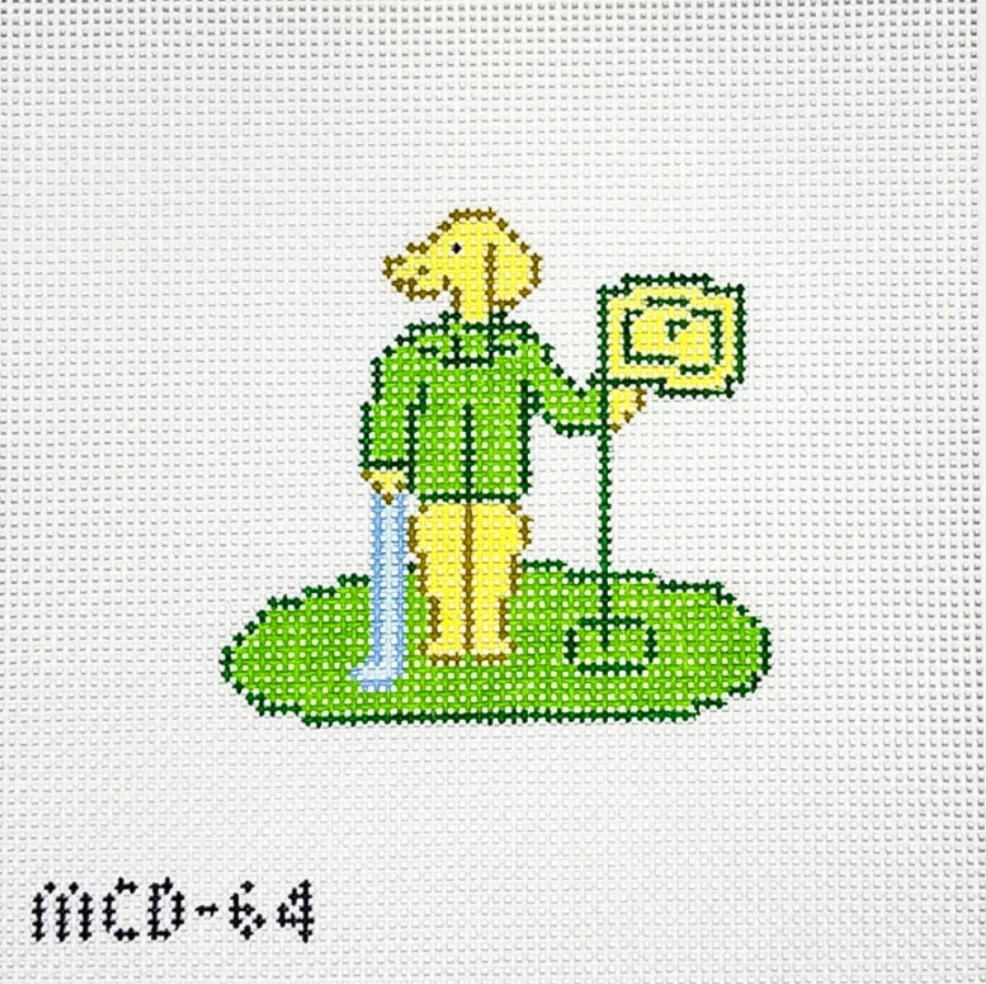 Golf Dog Canvas