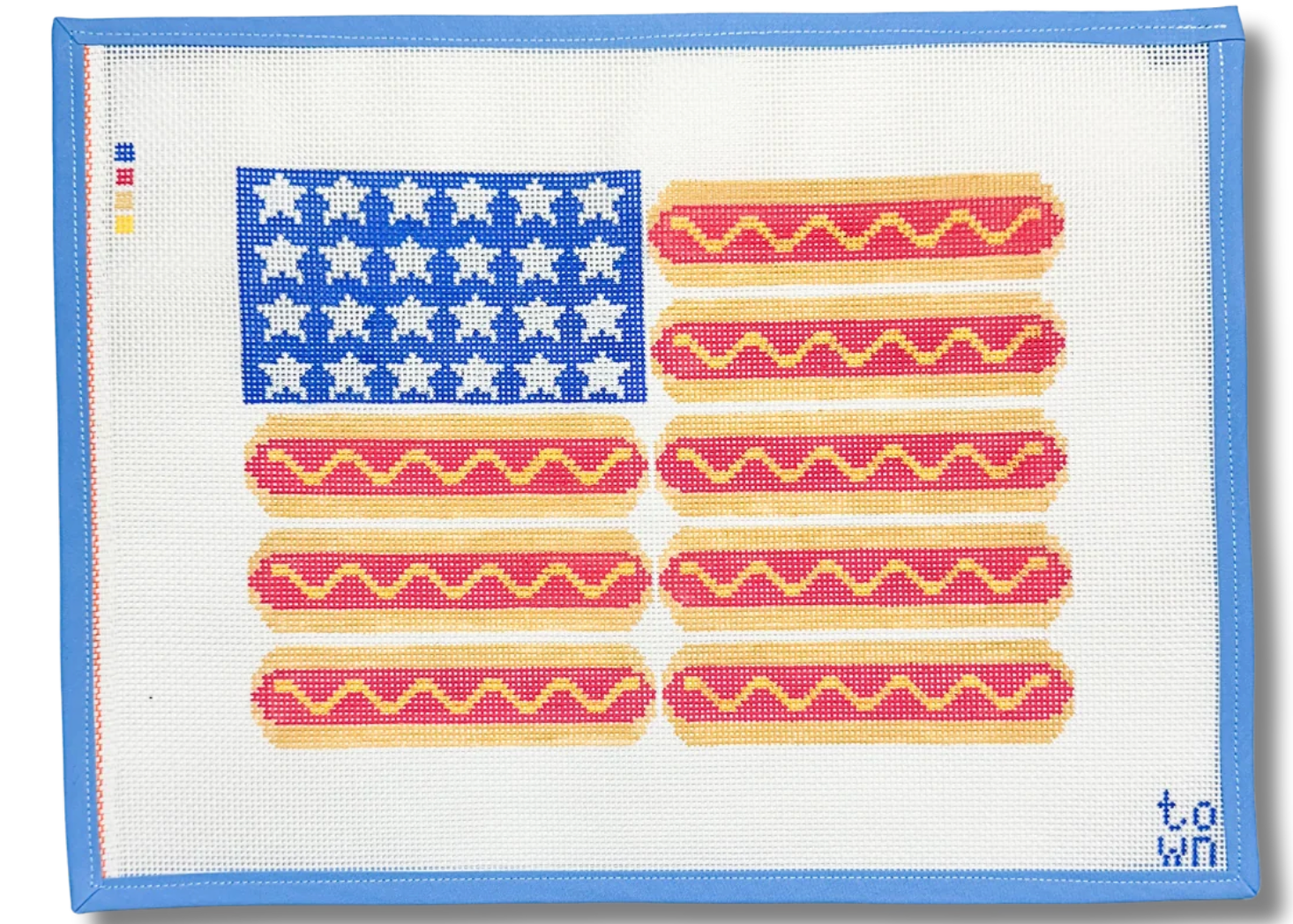 Hotdog Days of Summer Large Canvas