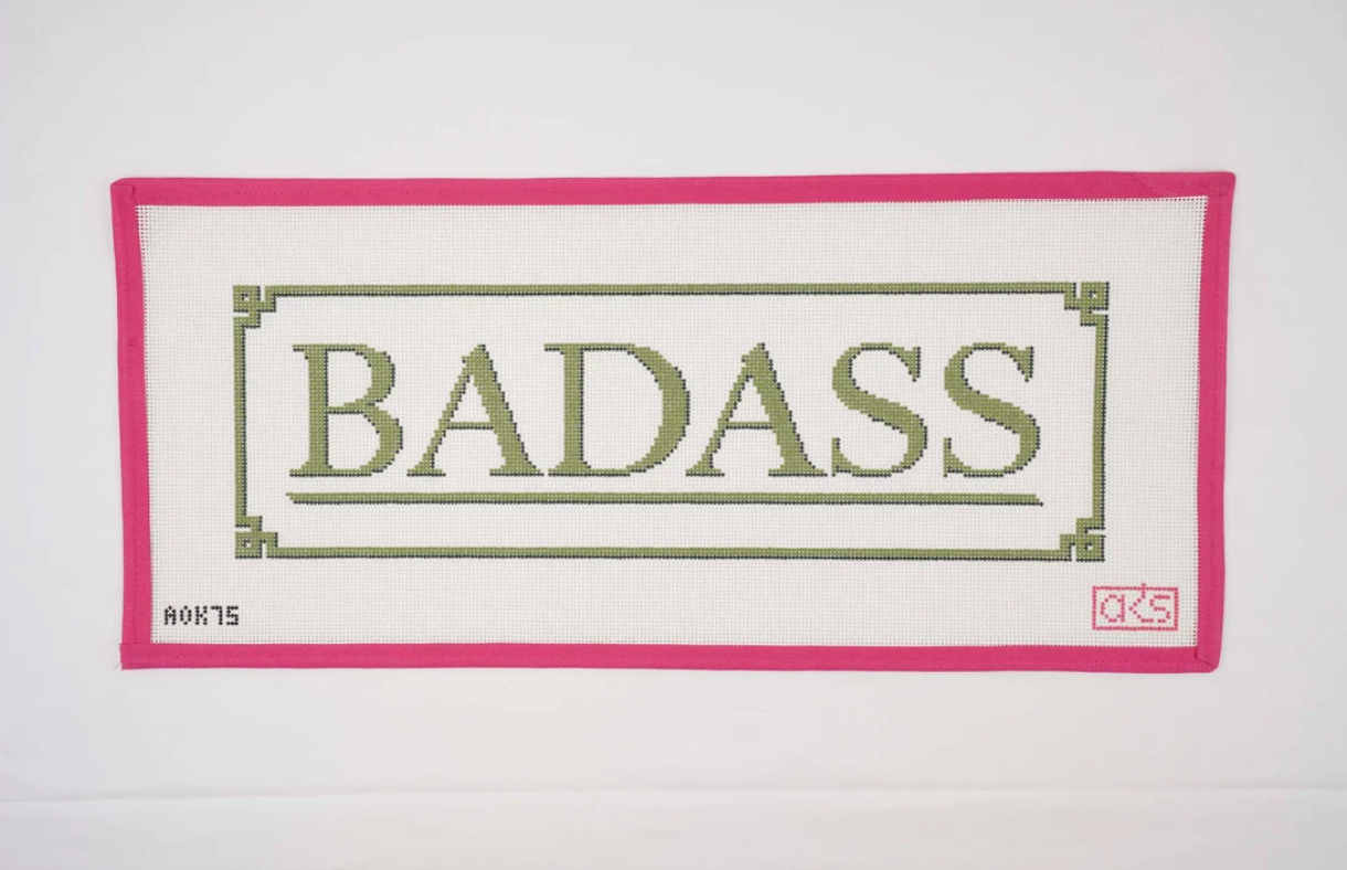 BADASS - Green Canvas