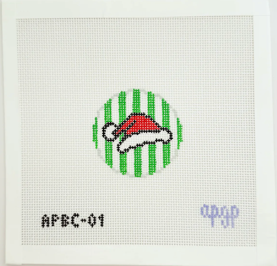 Santa Bag Tag Canvas