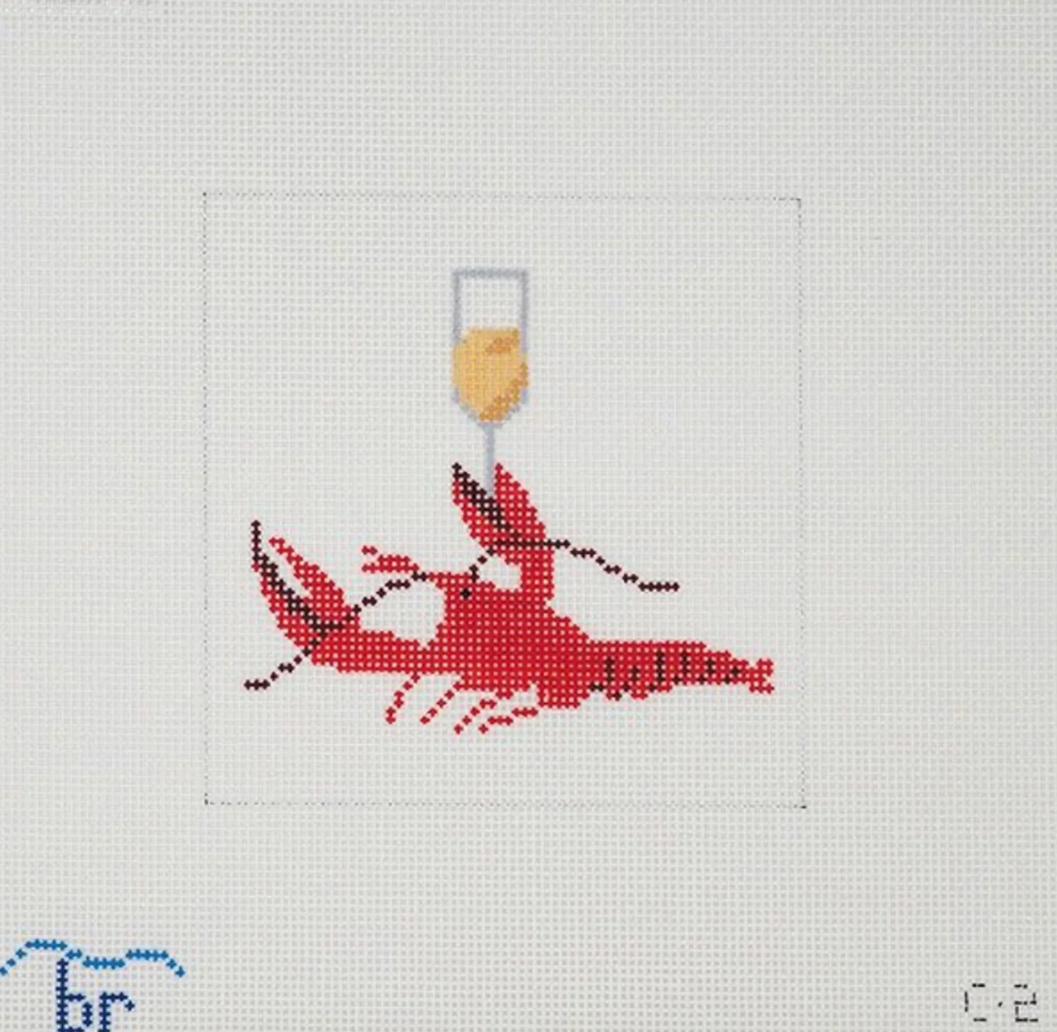 Blue Ridge Lobster and Champagne Canvas