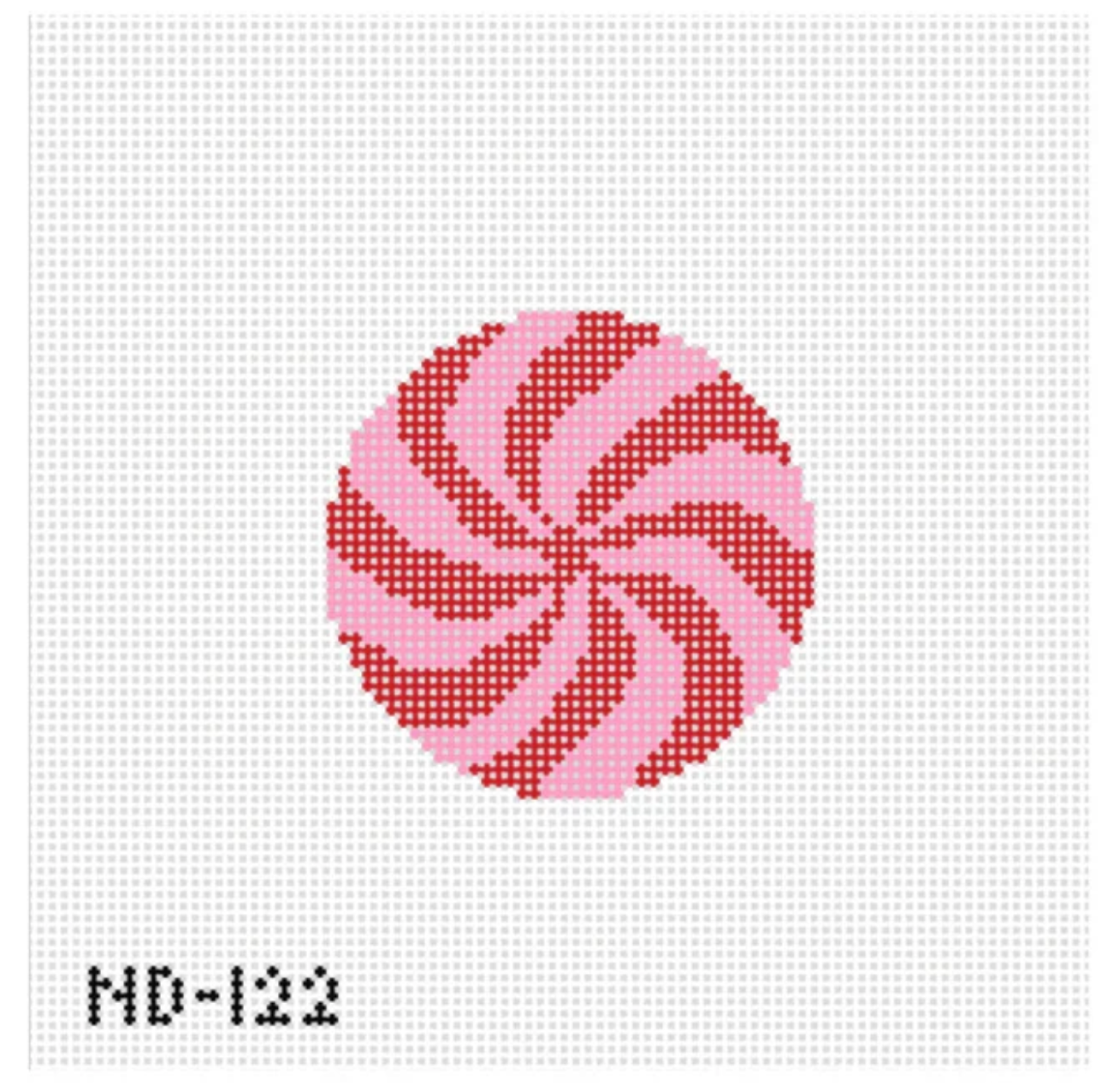 Pink And Red Peppermint Canvas