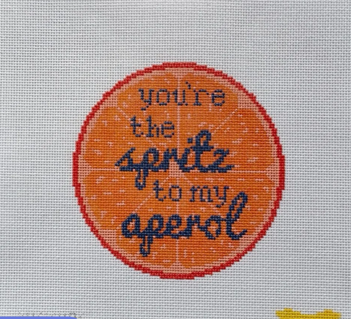 You're the Spritz Round Canvas