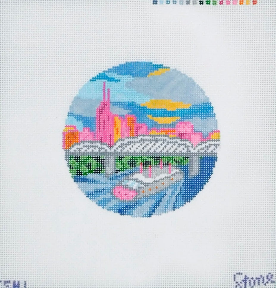 Nashville Pedestrian Bridge Canvas