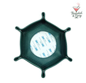 Needlepoint Self-Finishing Hexagon Snap Tray