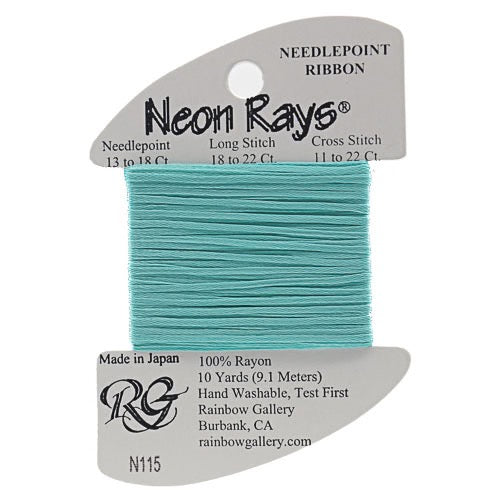 Neon Rays N115-Seafoam