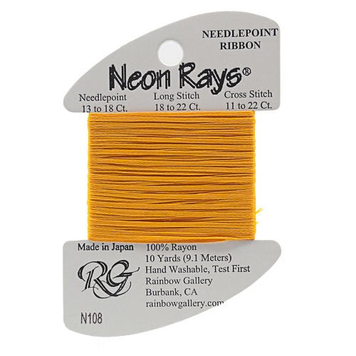 Neon Rays N108-Yellow Orange