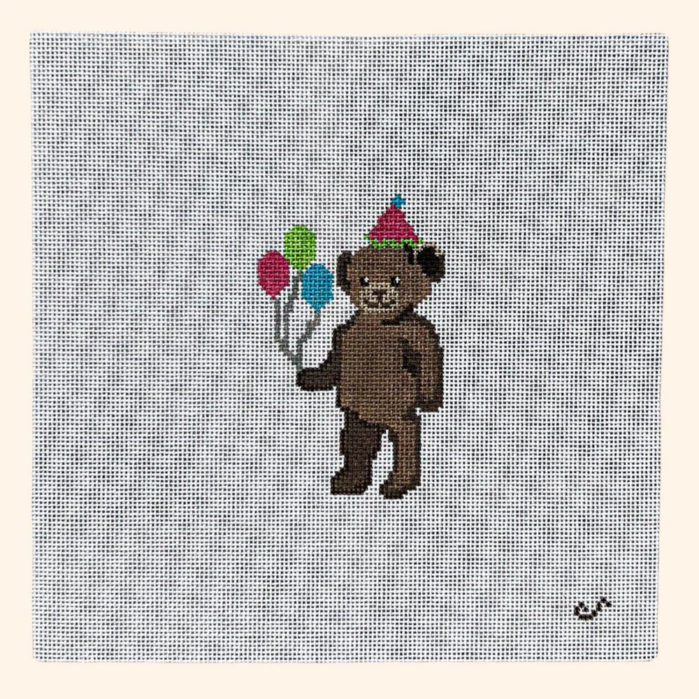 Party Animal Bear Canvas