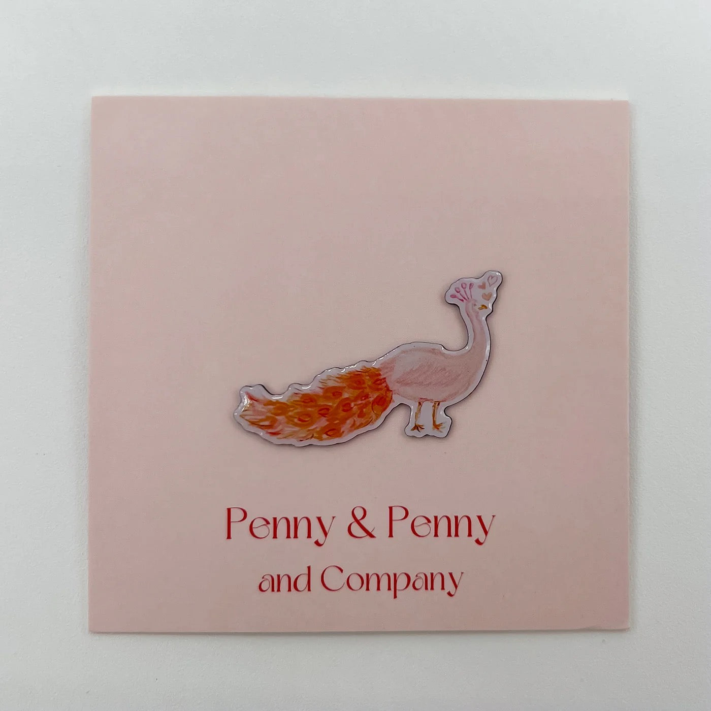 Playful Peacock Needle Minder