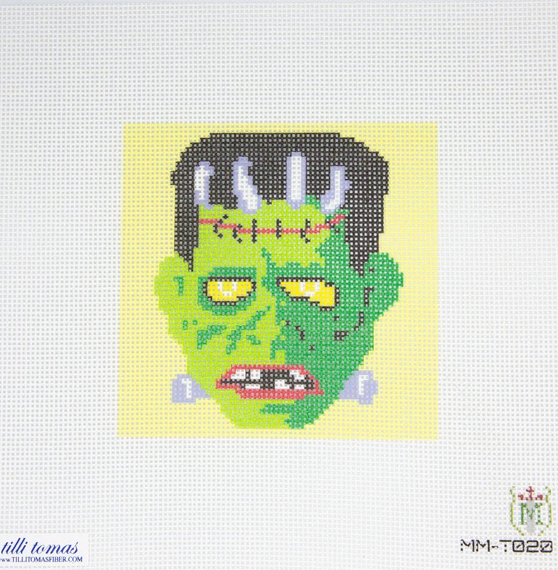Frankenstein Head Canvas