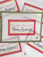 Tonight's Special? Room Service! Canvas