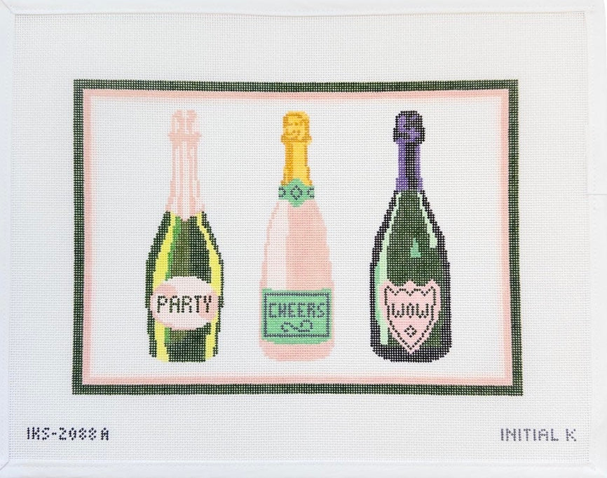 Champagne Trio Tray/Pillow Canvas