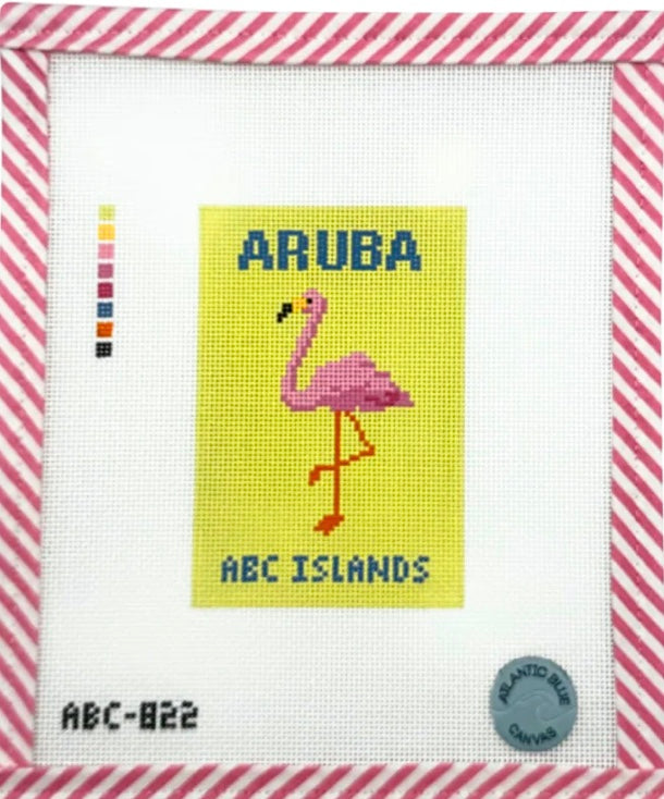Aruba Travel Book Canvas
