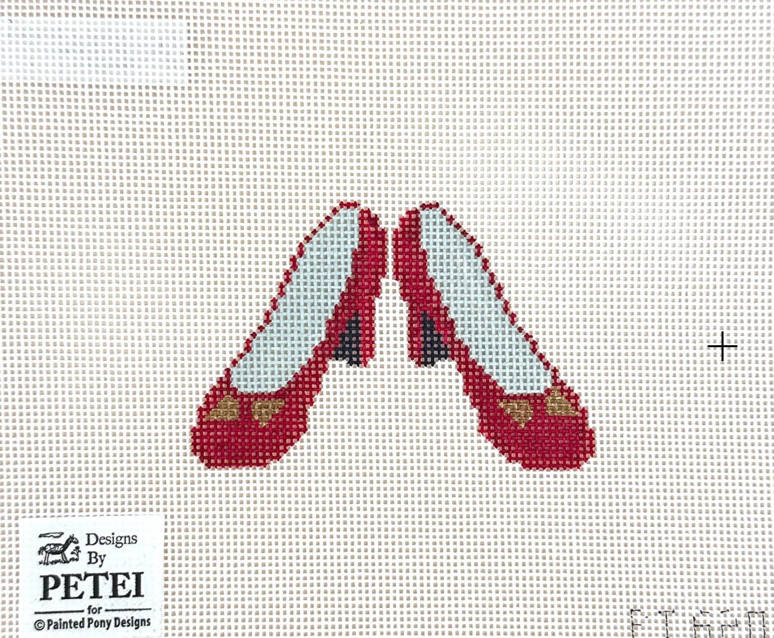 Mini Wizard Of Oz Ruby Slippers Needlepoint Canvas