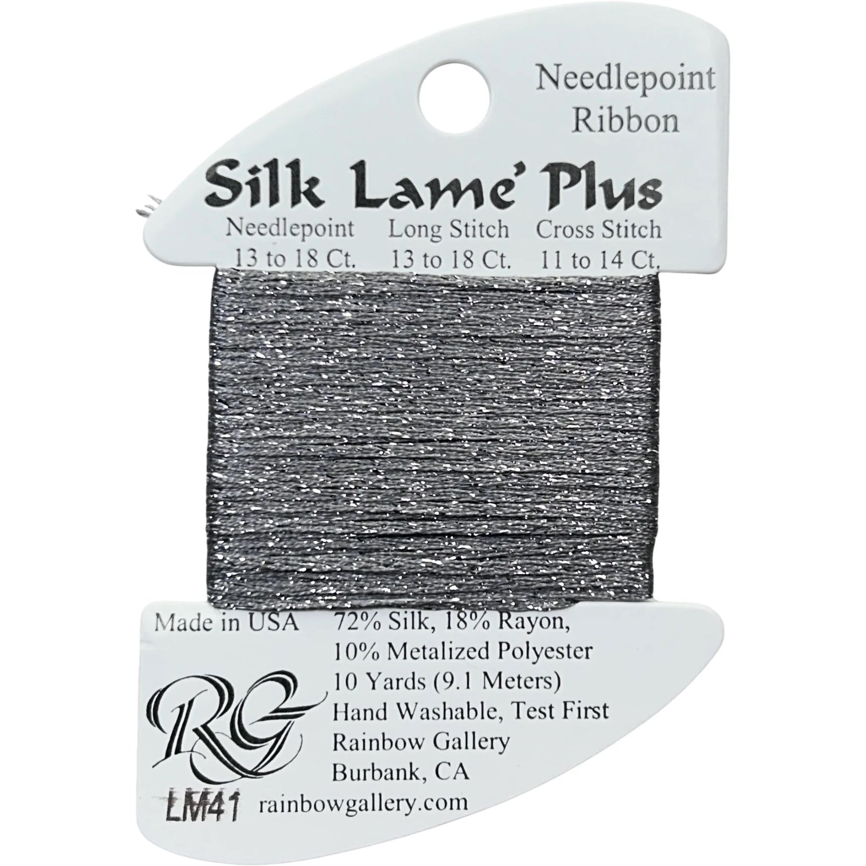 Silk Lame Plus LM41 Pewter