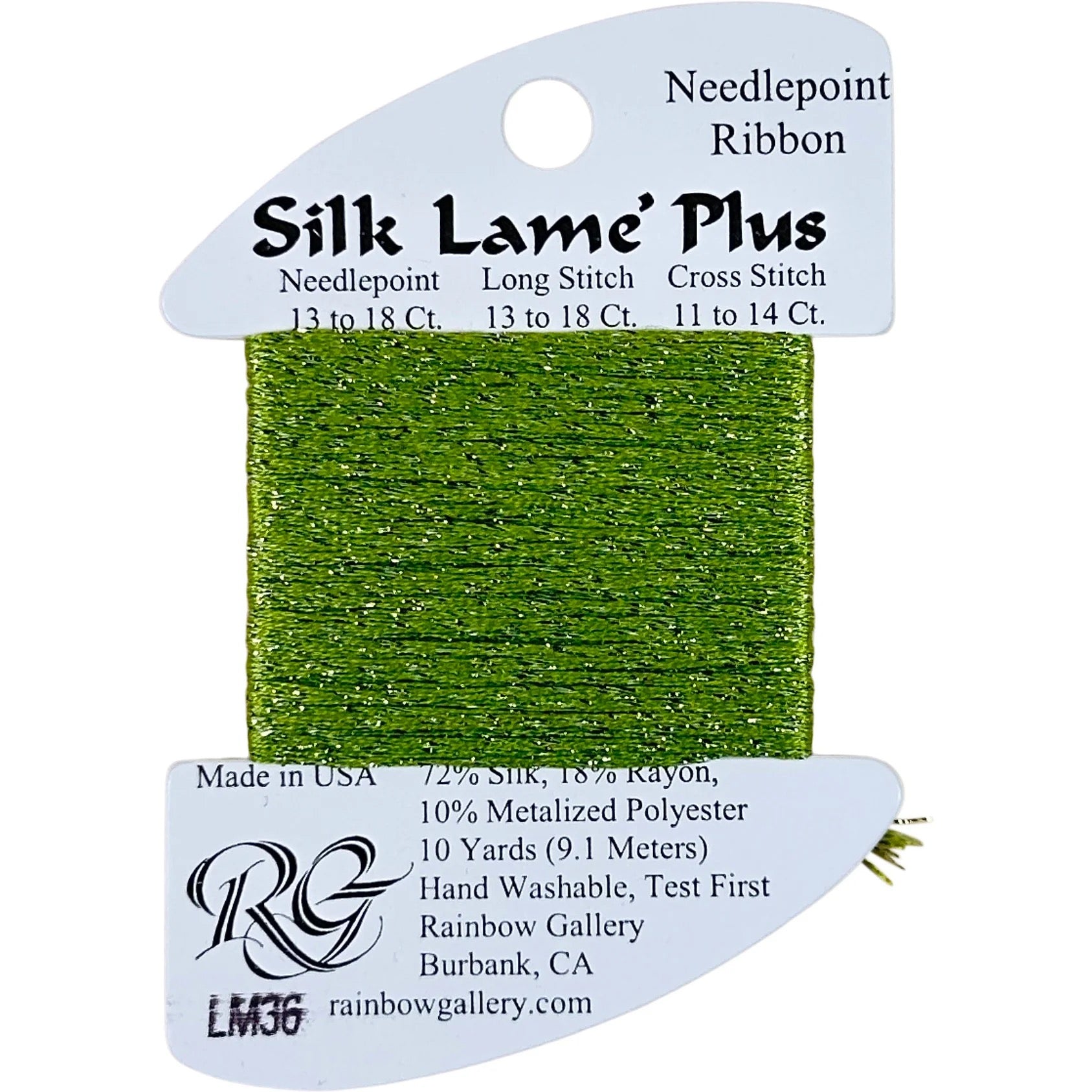 Silk Lame Plus LM36 Chartreuse