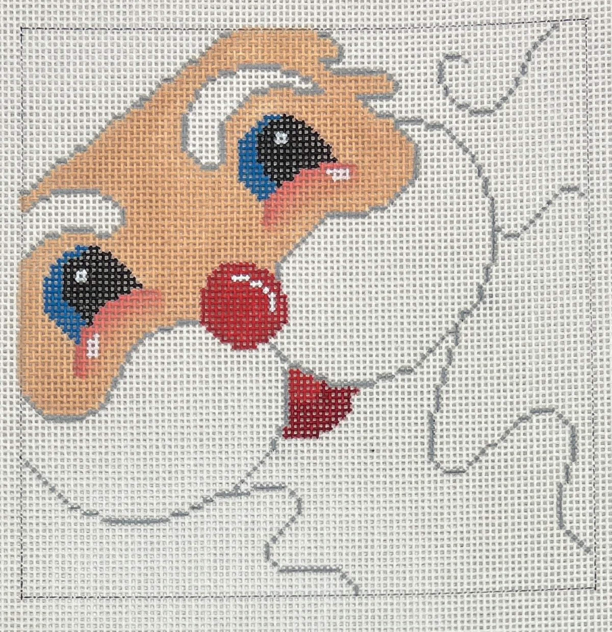 Small Santa Close-Up Canvas