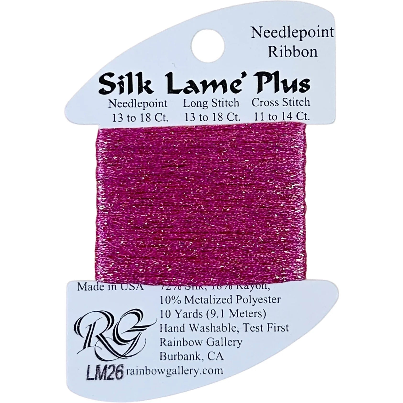 Silk Lame Plus LM26 Raspberry