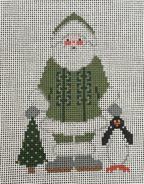 Santa South Pole Canvas