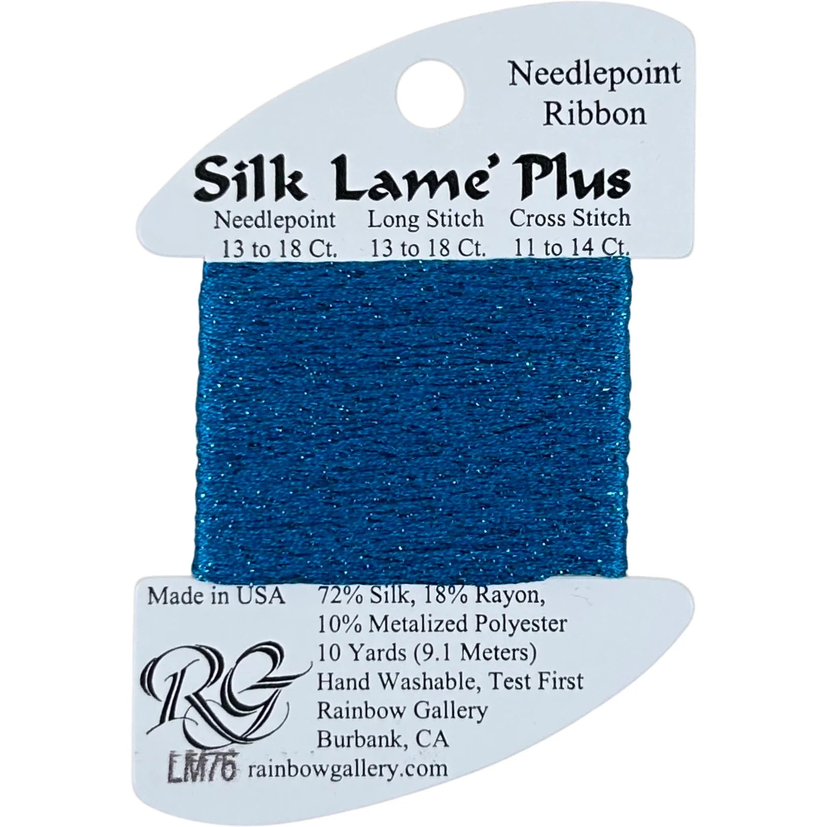 Silk Lame Plus LM76 Peacock Blue