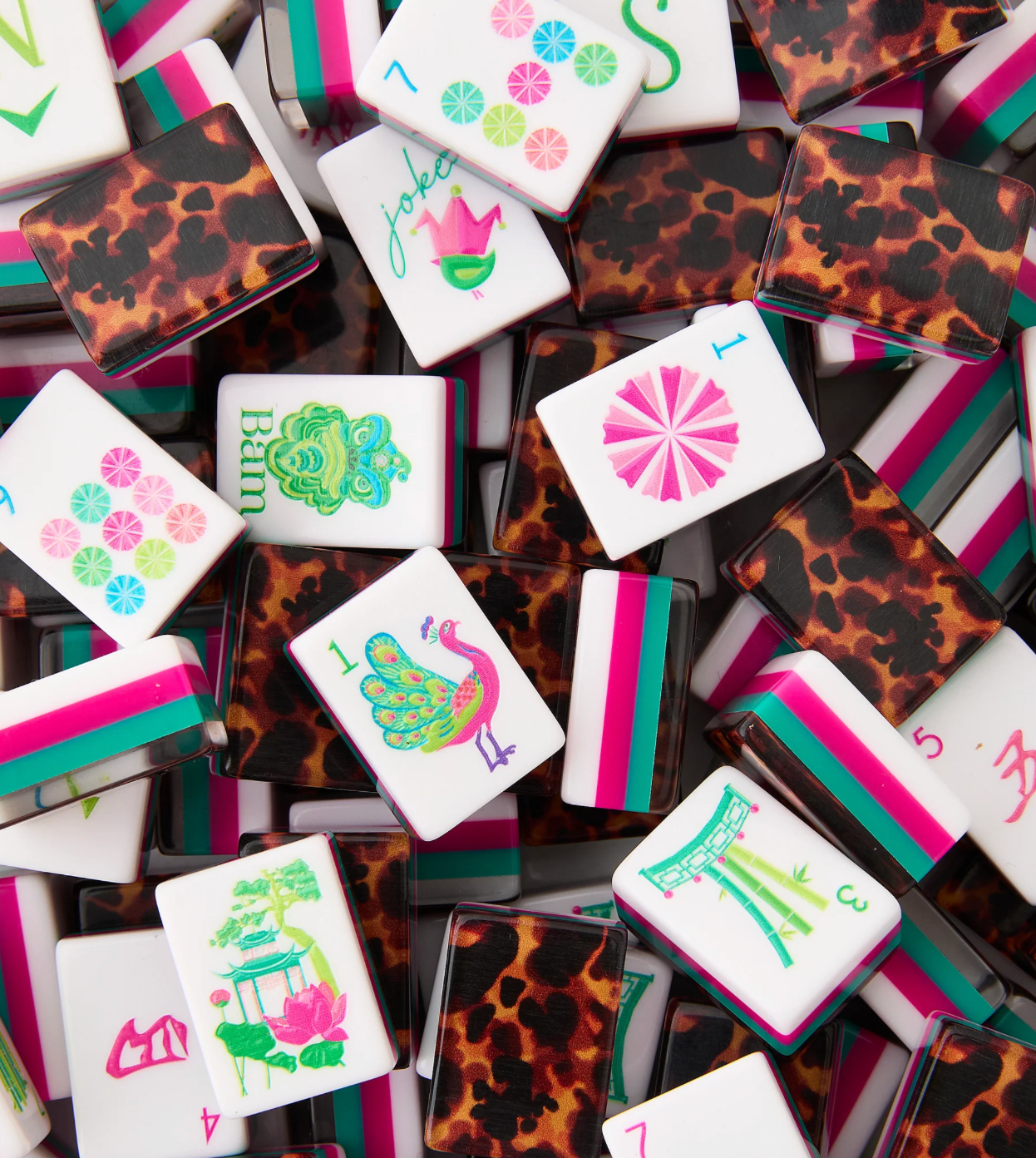 Glow Wild Mahjong Tiles