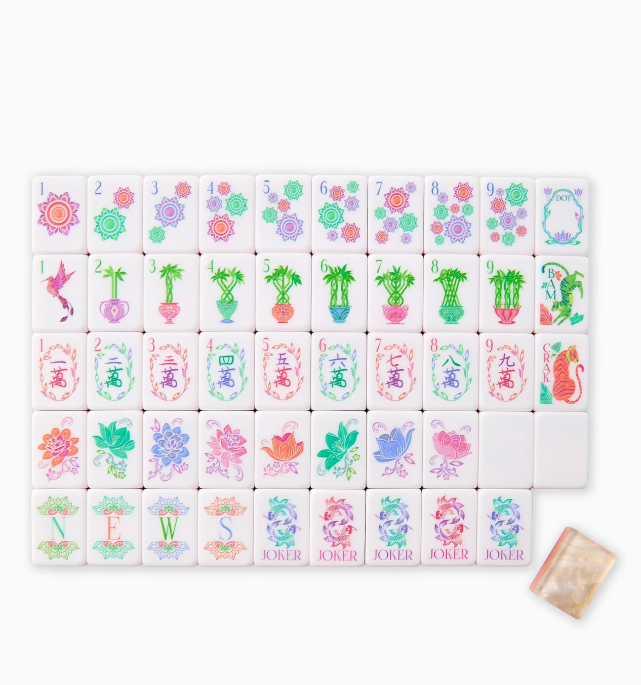 Pearlescent Mahjong Tiles