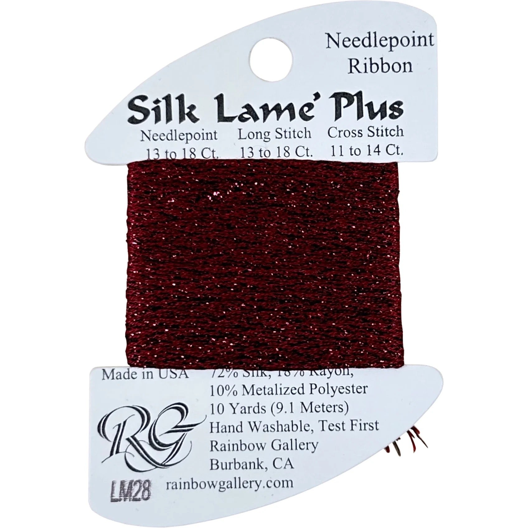 Silk Lame Plus LM28 Burgundy