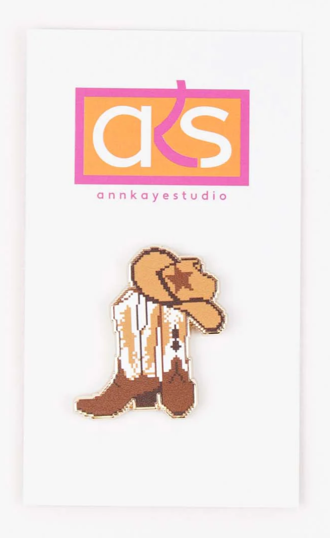 Brown Boots Needle minder