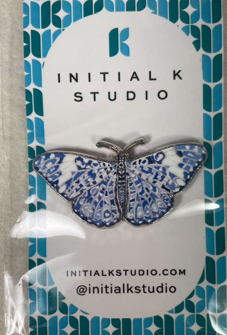 Chinoiserie Butterfly Needle Minder