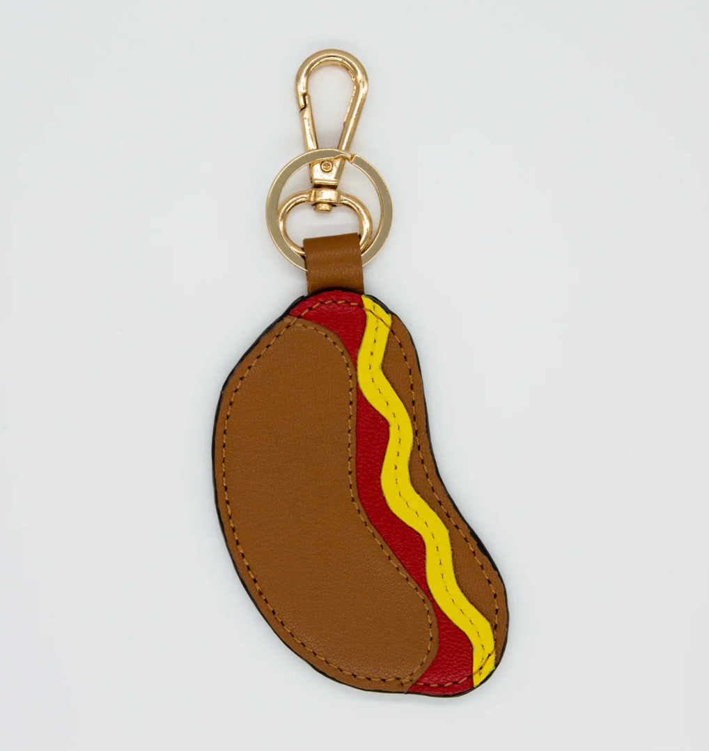 Self Finishing Hot Dog Key Fob