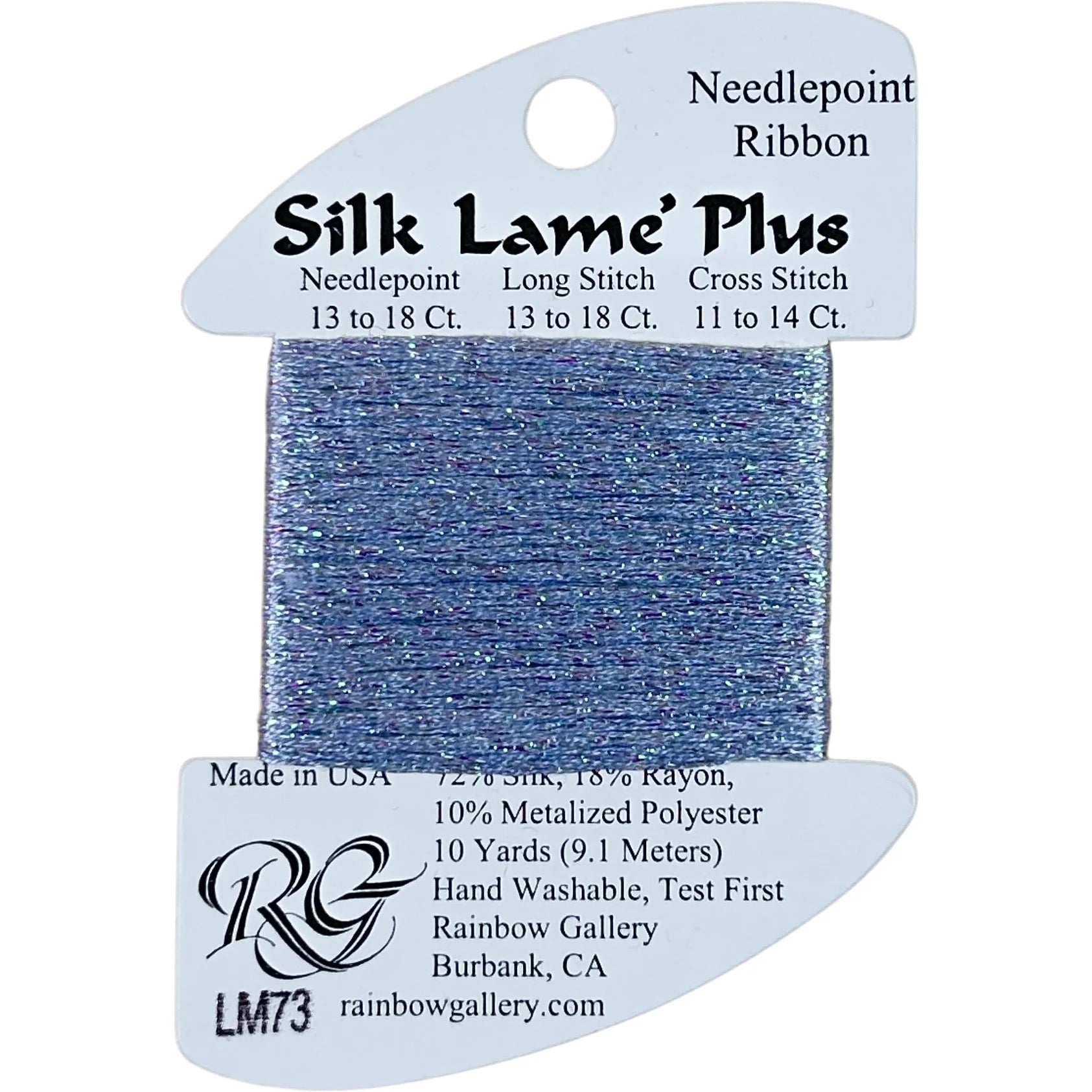 Silk Lame Plus LM73 Pale Lavender Blue