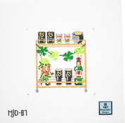 St. Patrick's Bar Cart Canvas