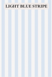 Blue Stripes Ruffle Project Bag