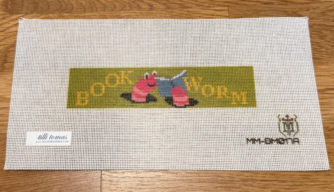 Bookworm Bookmark Canvas