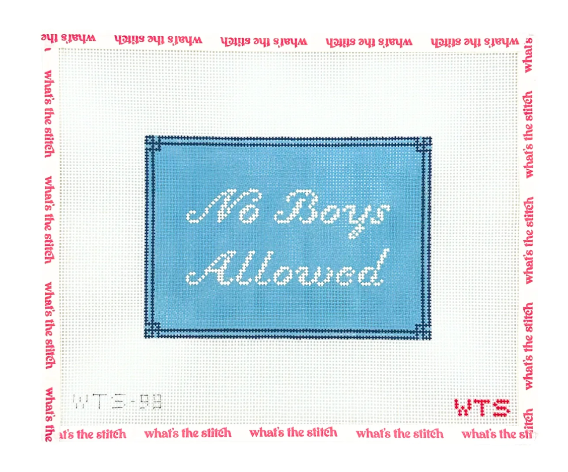 No Boys Allowed Canvas