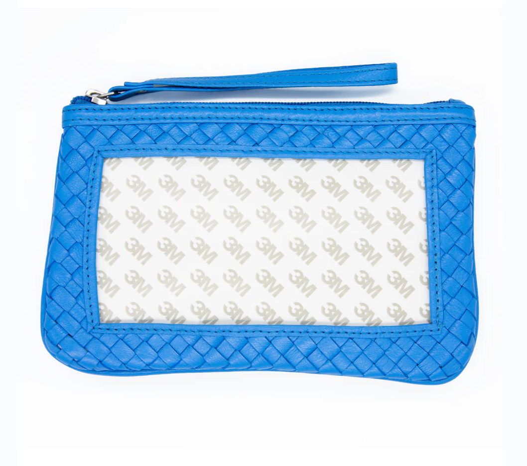 Woven Leather Clutch - Swell