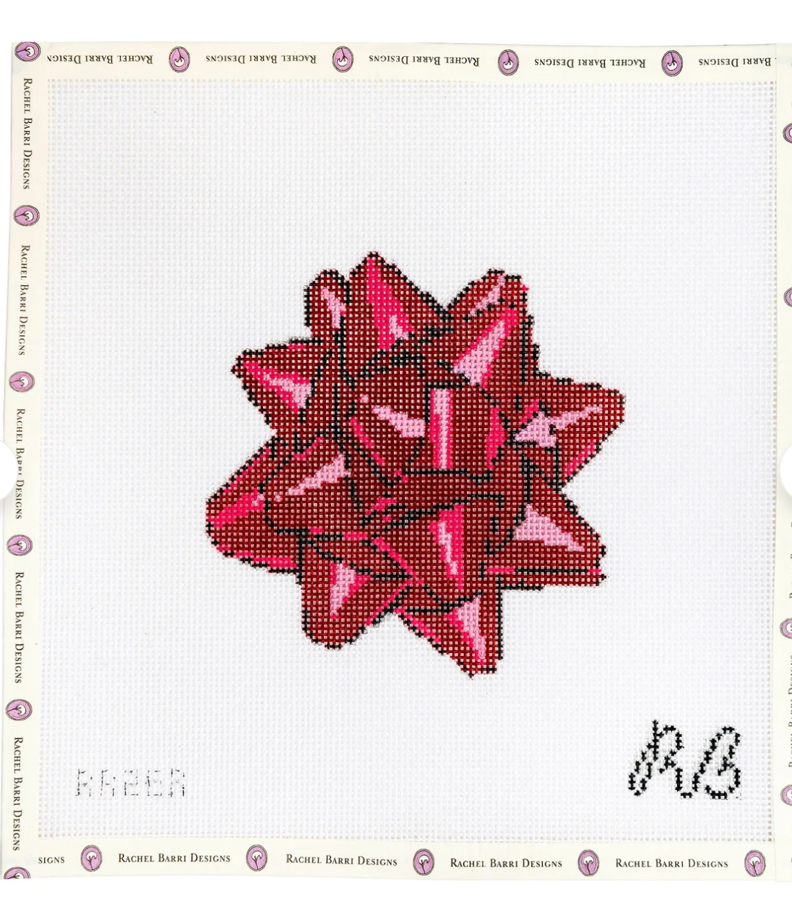 Holiday Bow Canvas