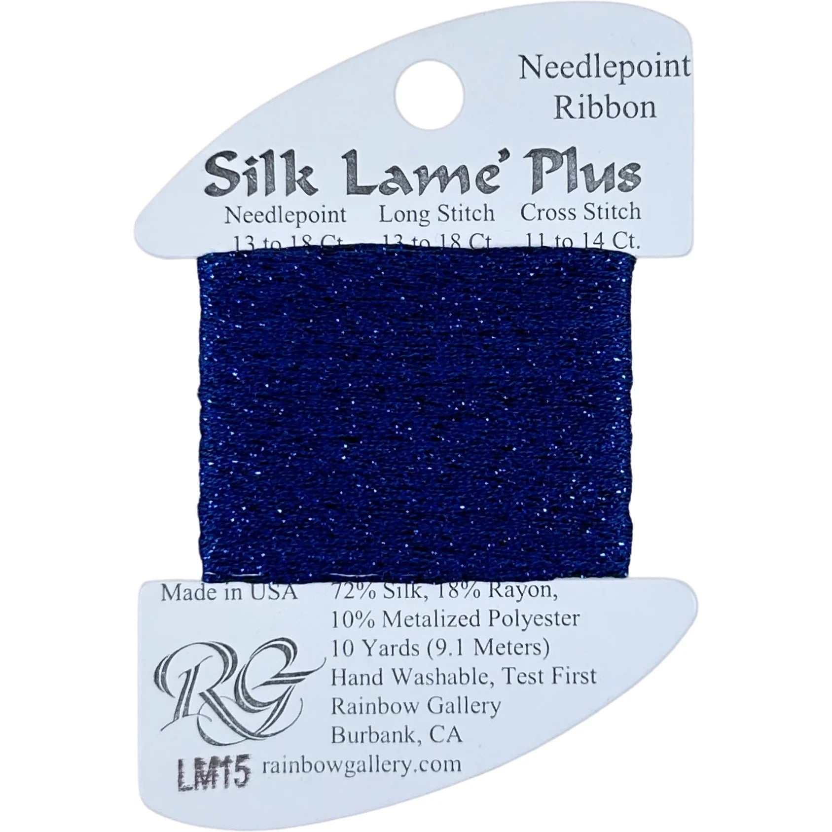 Silk Lame Plus LM15 Dark Blue