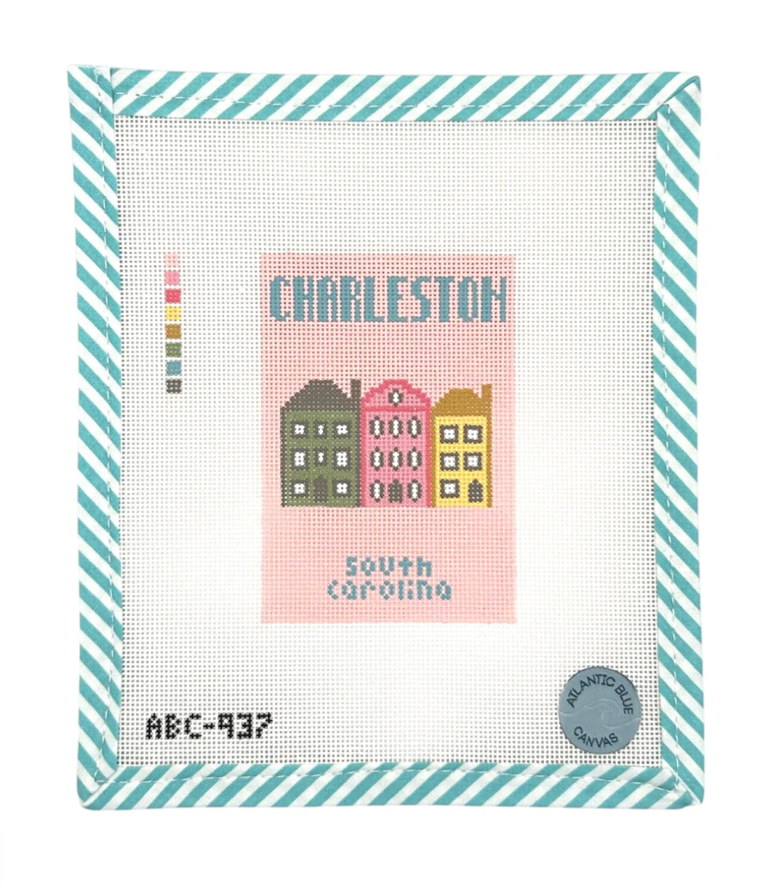 Charleston Travel Book Canvas