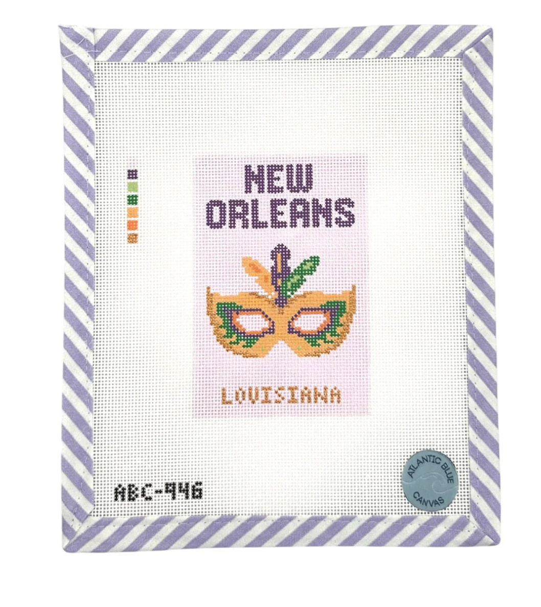 New Orleans Travel Book Canvas