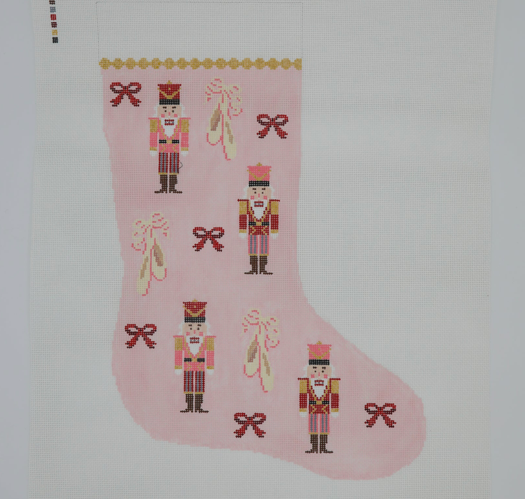 Nutcracker Ballerina Stocking Canvas