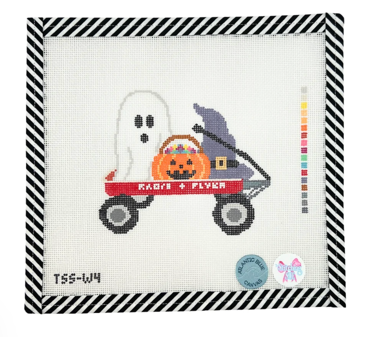 Halloween Wagon Canvas