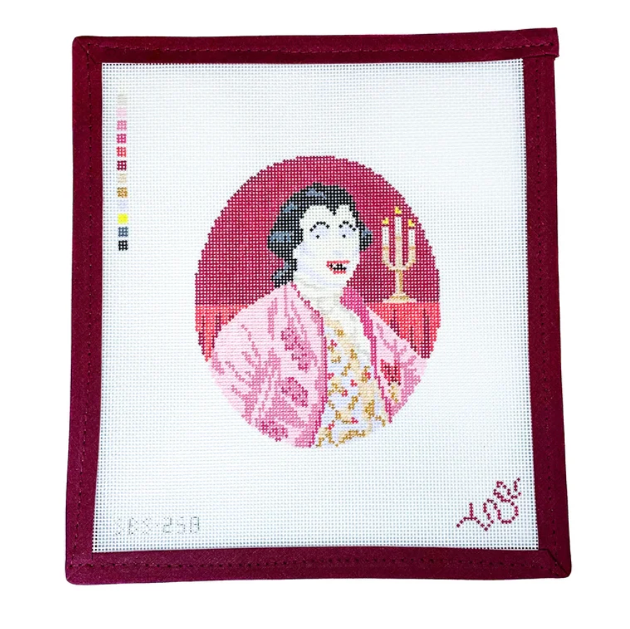 "Vampire in the King's Court" Needlepoint Canvas