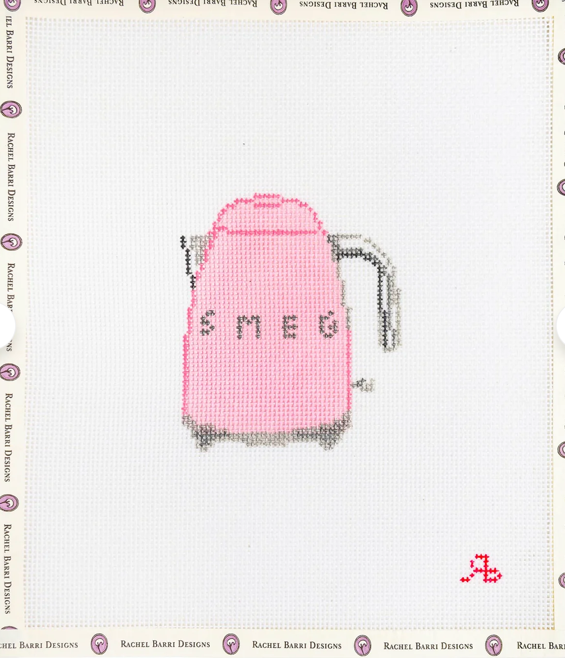 Pink Retro Kettle Canvas