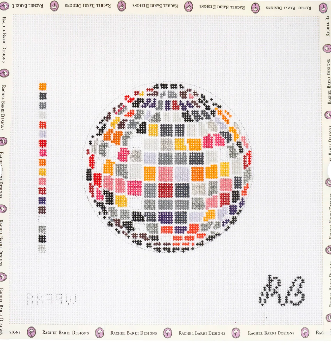 Disco Ball Warm Tones Canvas