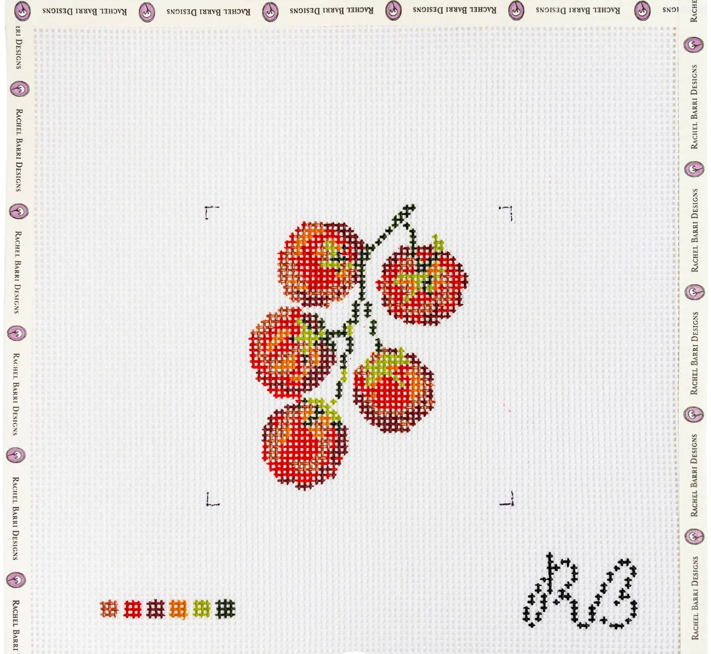 Copper Tomatoes Canvas