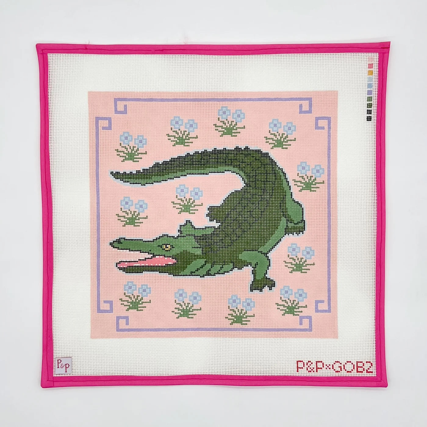 Alligator Pillow Canvas
