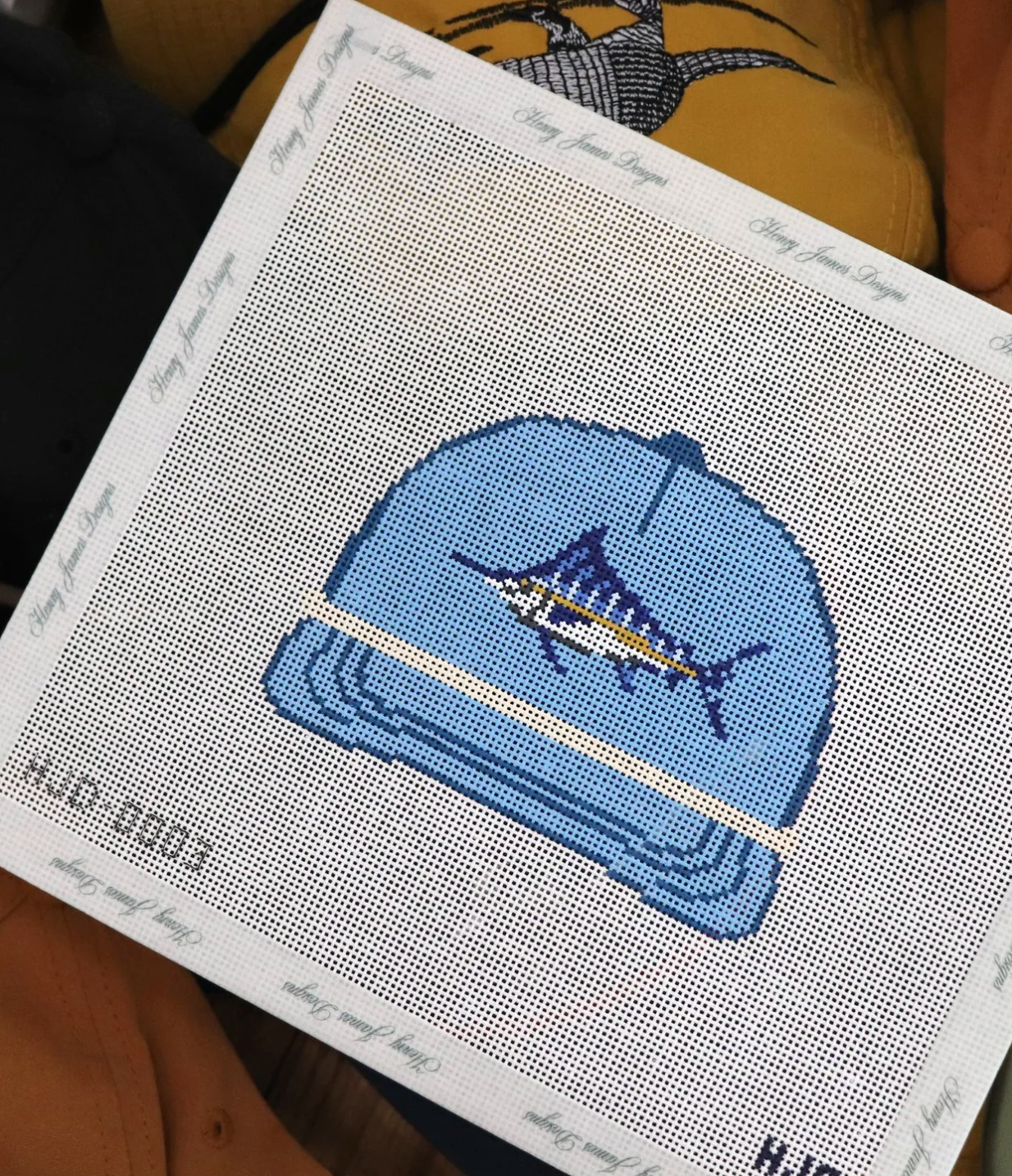 The Dancing Marlin Hat Canvas