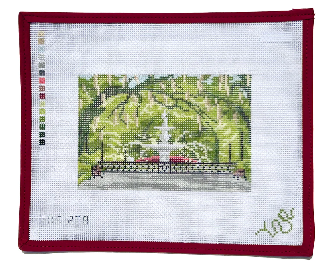 Savannah's Forsyth Park Fountain 13m Rectangle Canvas