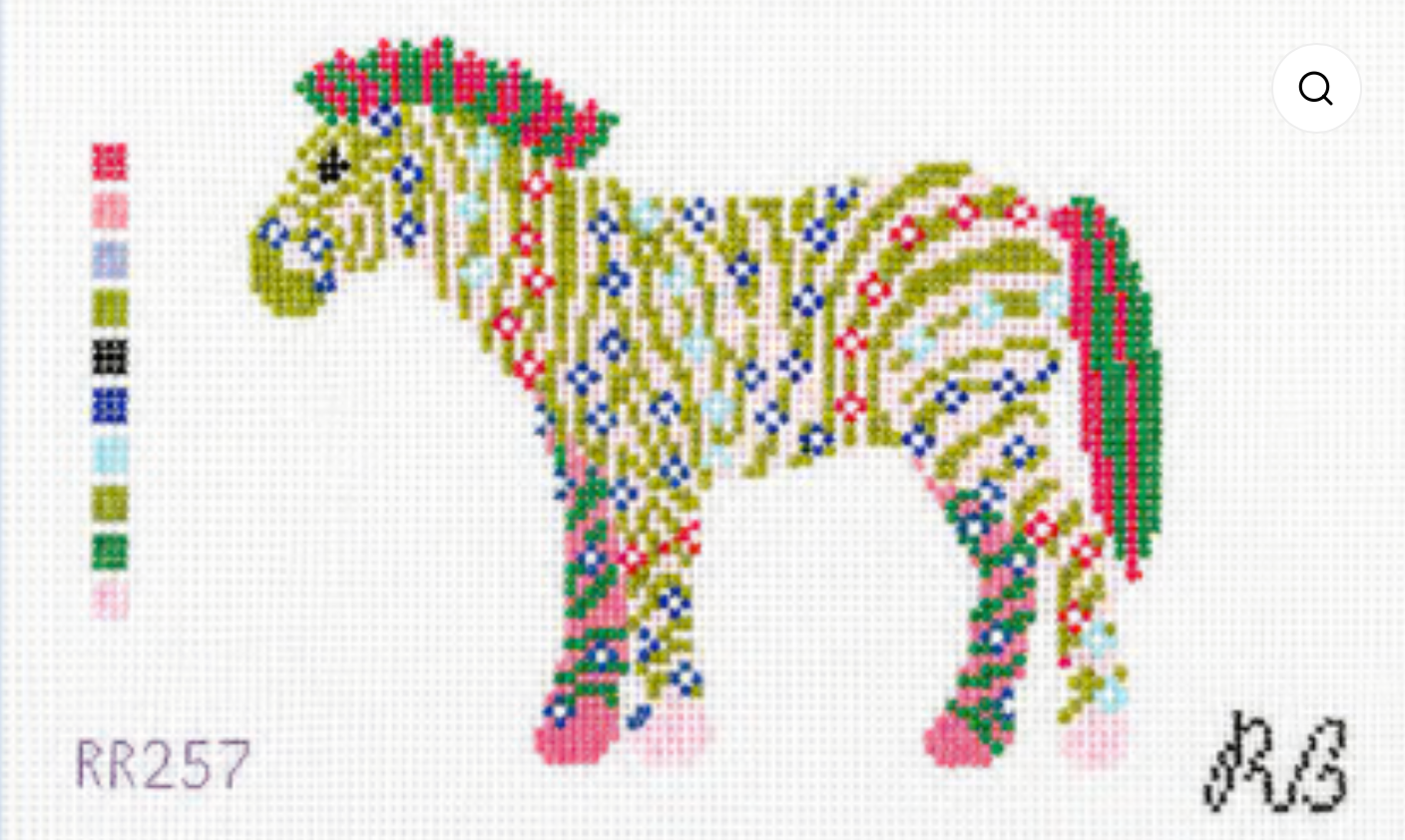 Ziggy The Zebra Canvas